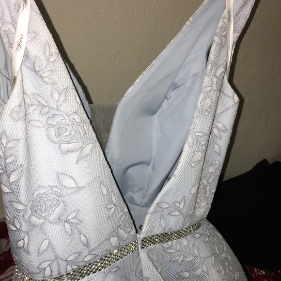 I am selling a pastel blue ball gown. - Picture 3 of 8